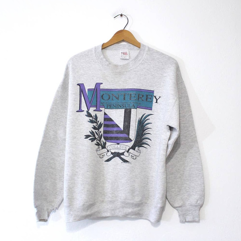 Vintage Monterey Peninsula College Lobos Sweatshirt Large